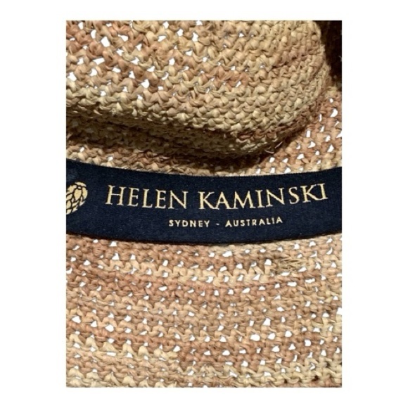 Helen Kaminski 100% Raffia Made in Madagascar Sun Hat